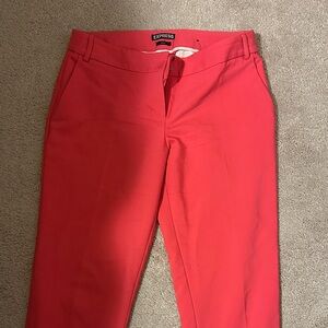 Express Vibrant Coral Trousers
